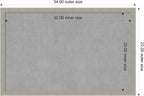 Amanti Art Grey Framed Magnetic Board 22x34 Large Vision Board - Image 3