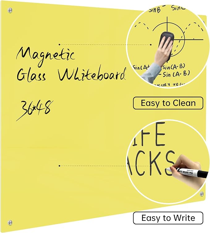 Magnetic Glass Dry Erase Board - Image 4