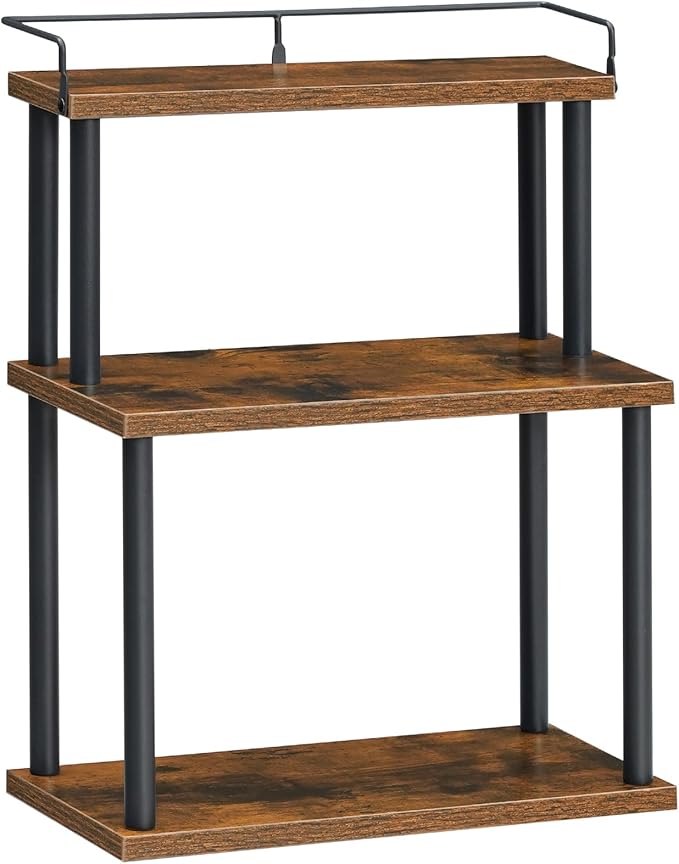 HOOBRO Kitchen Countertop Organizer, Moveable Corner Shelf, Desktop Storage by HOOBRO