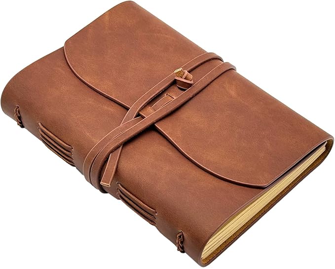 Dark Brown Notebook Journal by leatherjournal