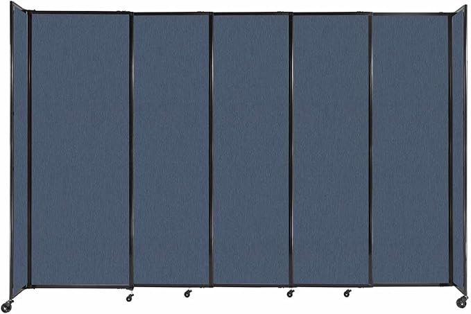 Versare Straightwall Sliding Portable Wall Partition | Freestanding Office by VERSARE