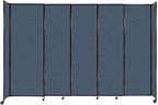 Versare Straightwall Sliding Portable Wall Partition | Freestanding Office by VERSARE
