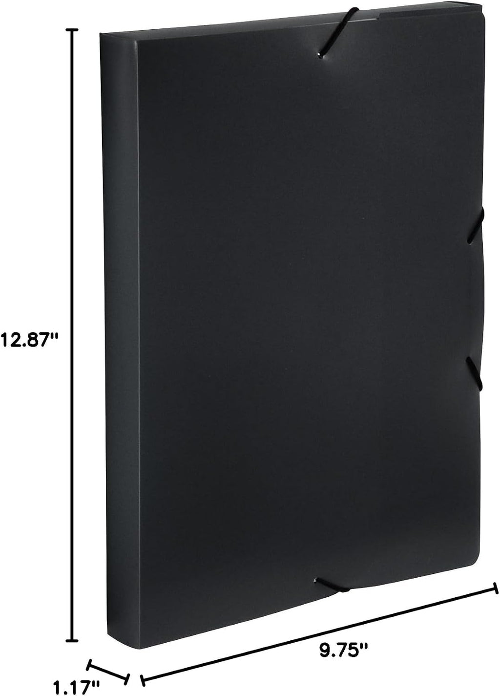 Viquel Elastic Closures A4 Polypropylene Coolbox Black