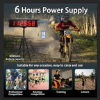 Race Clock with Tripod for Running Events, Large LED Stopwatch with Remote - Image 5