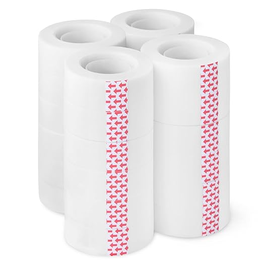 Amazon Basics Matte Finish Tape, Invisible Tape, 3/4" x 1000", Transparent by AmazonBasics