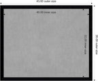 Amanti Art Black Framed Magnetic Board 35x43 X-Large Vision Board - Image 4