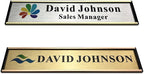 SINKAA Personalized Name Plate for Door or Wall, 2 * 10 inch Custom Office - Image 2