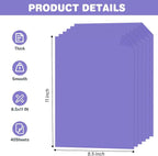 Cardstock 8.5 X 11, 40 Sheets, Dark purple Card Stock, 75lb/ 200gsm Copy Paper - Image 2