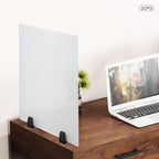 2 Packs Dual Frosted Plexiglass Desk Privacy Panels, 24 x 18 Inch Acrylic - Image 5