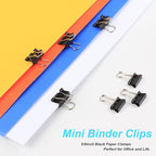 Ufmarine Mini Binder Clips, Small Paper Clips - Image 6