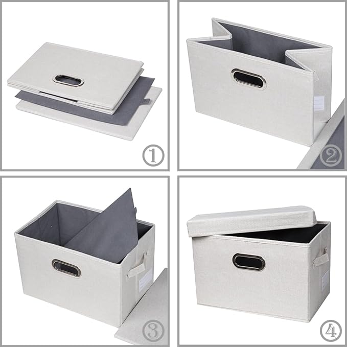 PRANDOM Large Collapsible Storage Bins - Image 5