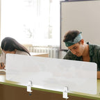 Desk Divider 4 Pcs Desk Privacy Panel 47.2''L x 15.8W'' Office Partitions - Image 6