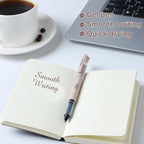 FUNFULL 16pcs Quick Dry Coffee Ink Rollerball Pens, 0.5mm Fine Point Colored - Image 6
