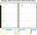2026 Planner - Planner 2026 from January 2026 - December 2026, Weekly & Monthly - Image 3