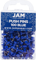 JAM PAPER Colorful Push Pins by JAMPaper