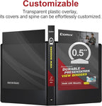 COMIX Sturdy 3 Ring Binder 0.5 inch - Image 5