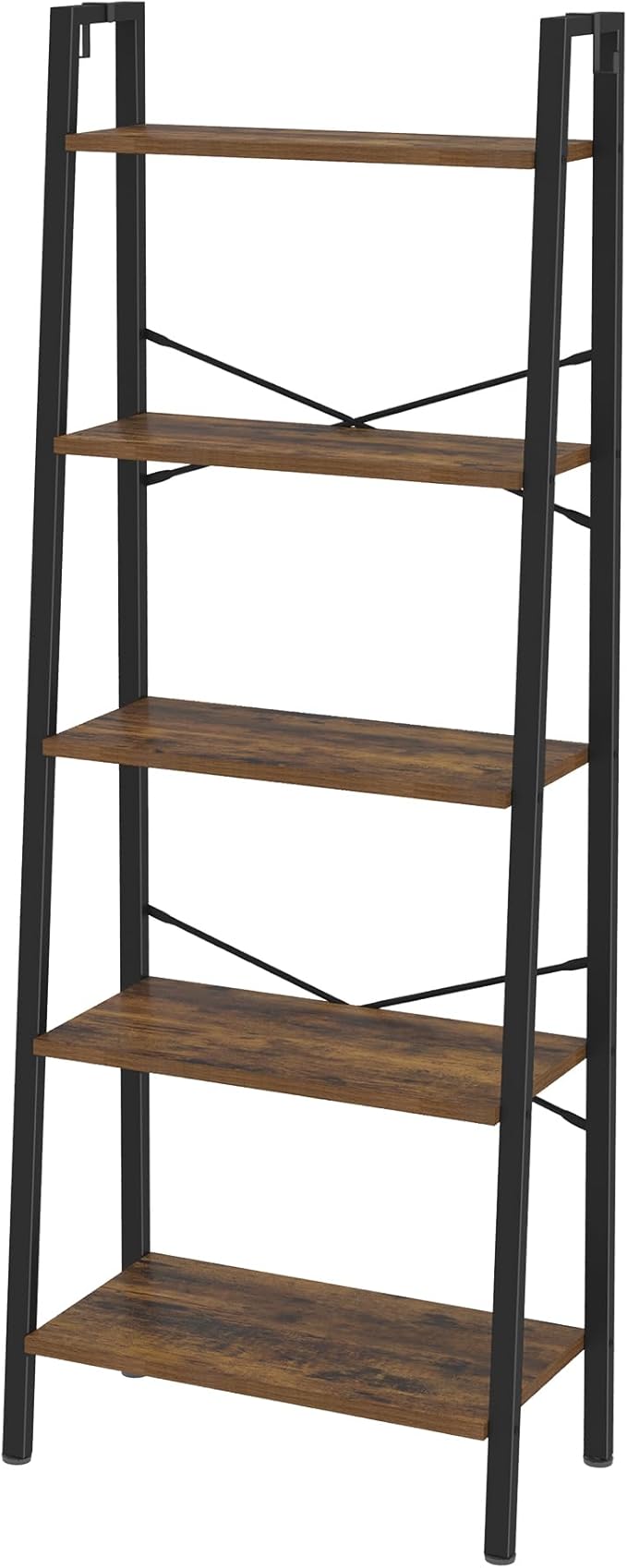 Hzuaneri Ladder Shelf, Bookshelf Bookcase, Freestanding Corner Storage Shelve - Image 9