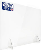 SignHero Sneeze Guard | Large, Sturdy ¼” Acrylic Plexiglass Shield | USA-Made by SignHero