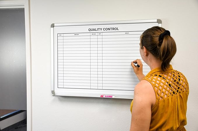 Quality Control Whiteboard 60" x 40" - Image 4
