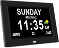 8‘’ Digital Calendar Day Clock, Gifts by Unknown