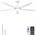 ohniyou 60'' industrial ceiling fan with light for, main product view