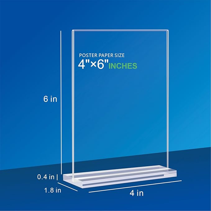 Acrylic Sign Holder 4x6 - Image 2