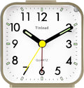 Tinload Small Battery Operated Analog Travel Alarm Clock Silent Non Ticking by Tinload