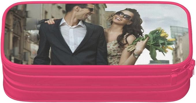 Nigmuye Custom Pencil Case Personalized Add Photo Text Pen Bag Large Capacity - Image 9