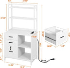 Livofloral Vertical File Cabinet - Image 3