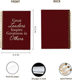 OXW Red Meeting Notebooks for Work, Leadership Gifts Office Work Notebook - Image 4