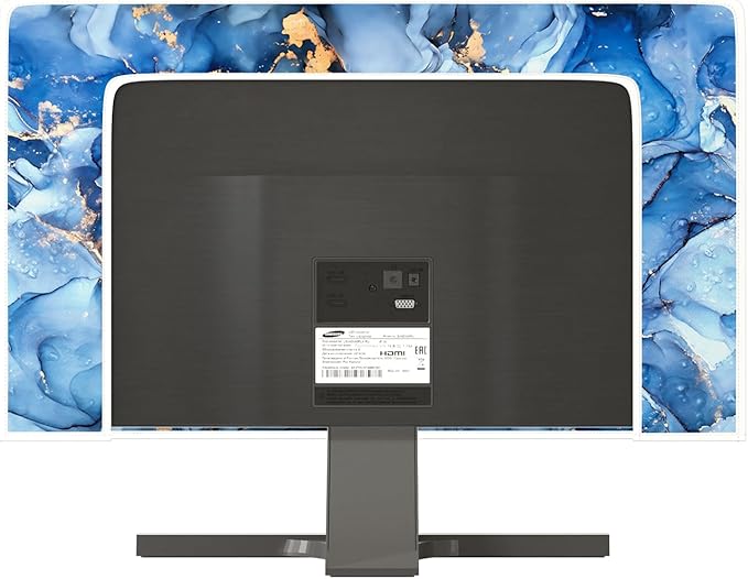 Baocicco Navy Blue Gold Marble Waterproof TV Dust Cover 50, 52 Inch Creative - Image 5