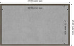 Amanti Art Grey Framed Magnetic Board 25x41 Large Vision Board - Image 4