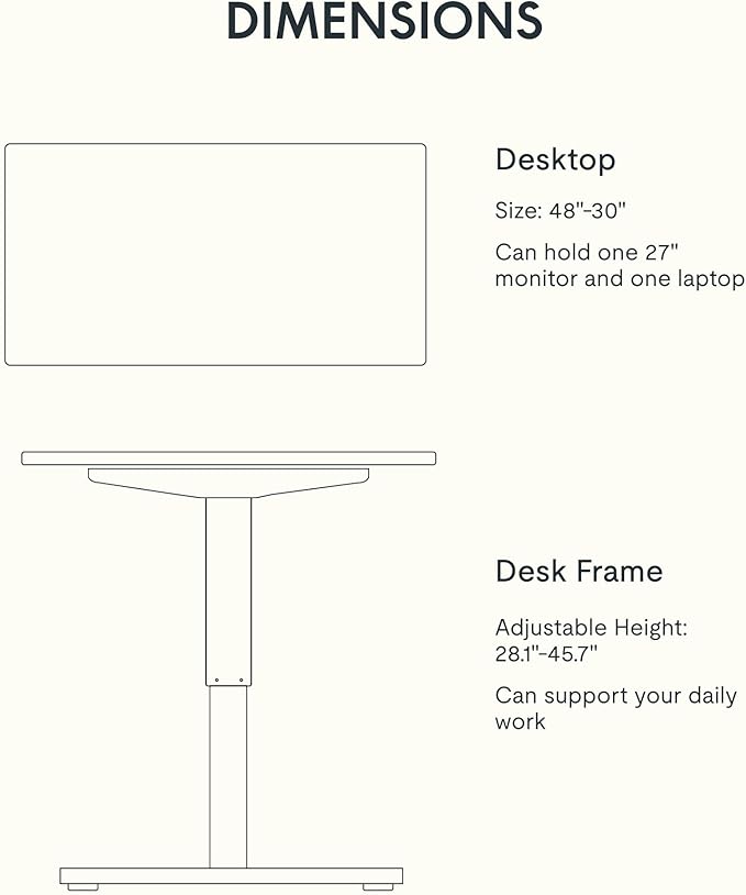 FLEXISPOT EN1 One-Piece Standing Desk - Image 5