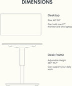 FLEXISPOT EN1 One-Piece Standing Desk - Image 5