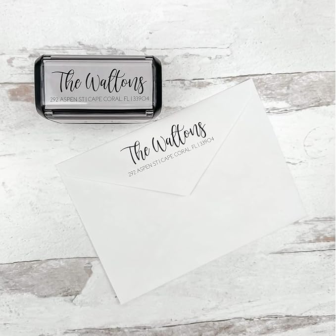 Self Inking Modern Address Stamps | Custom Return Address Stamper - Image 7