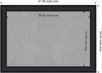 Amanti Art Black Framed Magnetic Board 29x41 Large Vision Board - Image 2