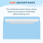 Feifeiya Magnetic Pocket File Holder Large File Folder Organizer Paper Mail - Image 3