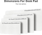 Aothia Leather Desk Pad Protector, Mouse Pad, Office Desk Mat, Non-Slip PU - Image 7