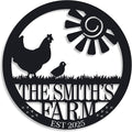 Personalized Chicken Farm Sign, Custom Chicken Coop Signs by ENFODREAM