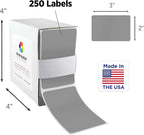 ChromaLabel 2 x 3 inch Permanent Color Code Rectangle Labels, 250 Labels per - Image 2