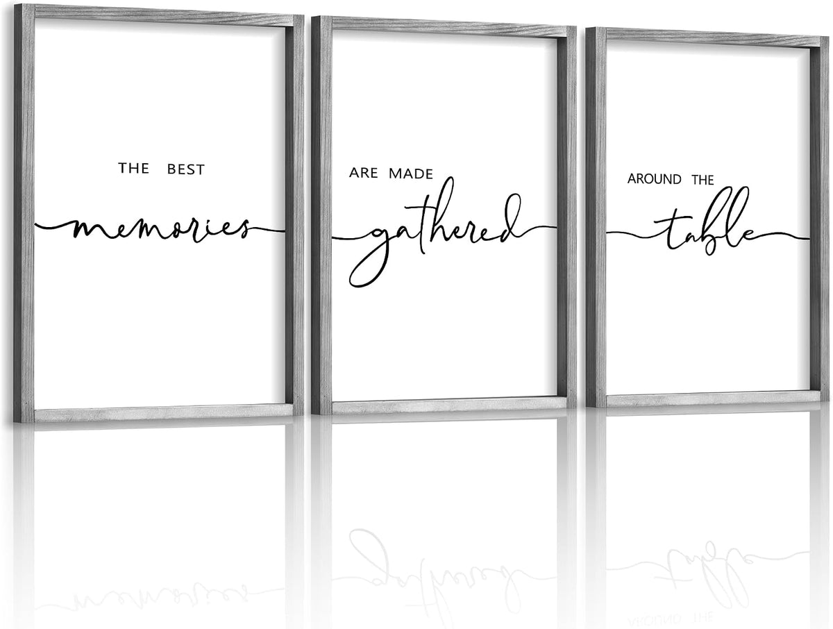 houmury set of 3 framed wall art memories, main product view