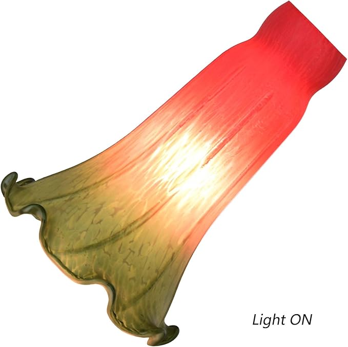 Bieye LS68 Lily Flower Blown Glass Lampshade - Image 2