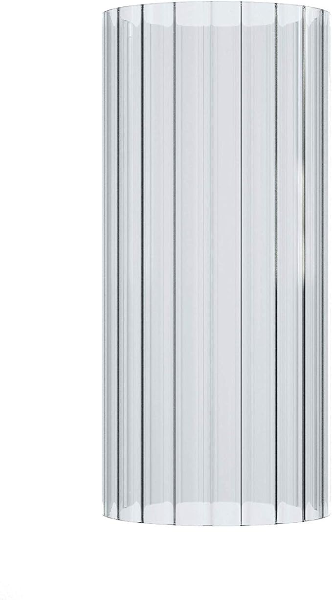 Sunwo Glass Shade Straight Cylinder Glass Lamp Shade Replacement - Image 5