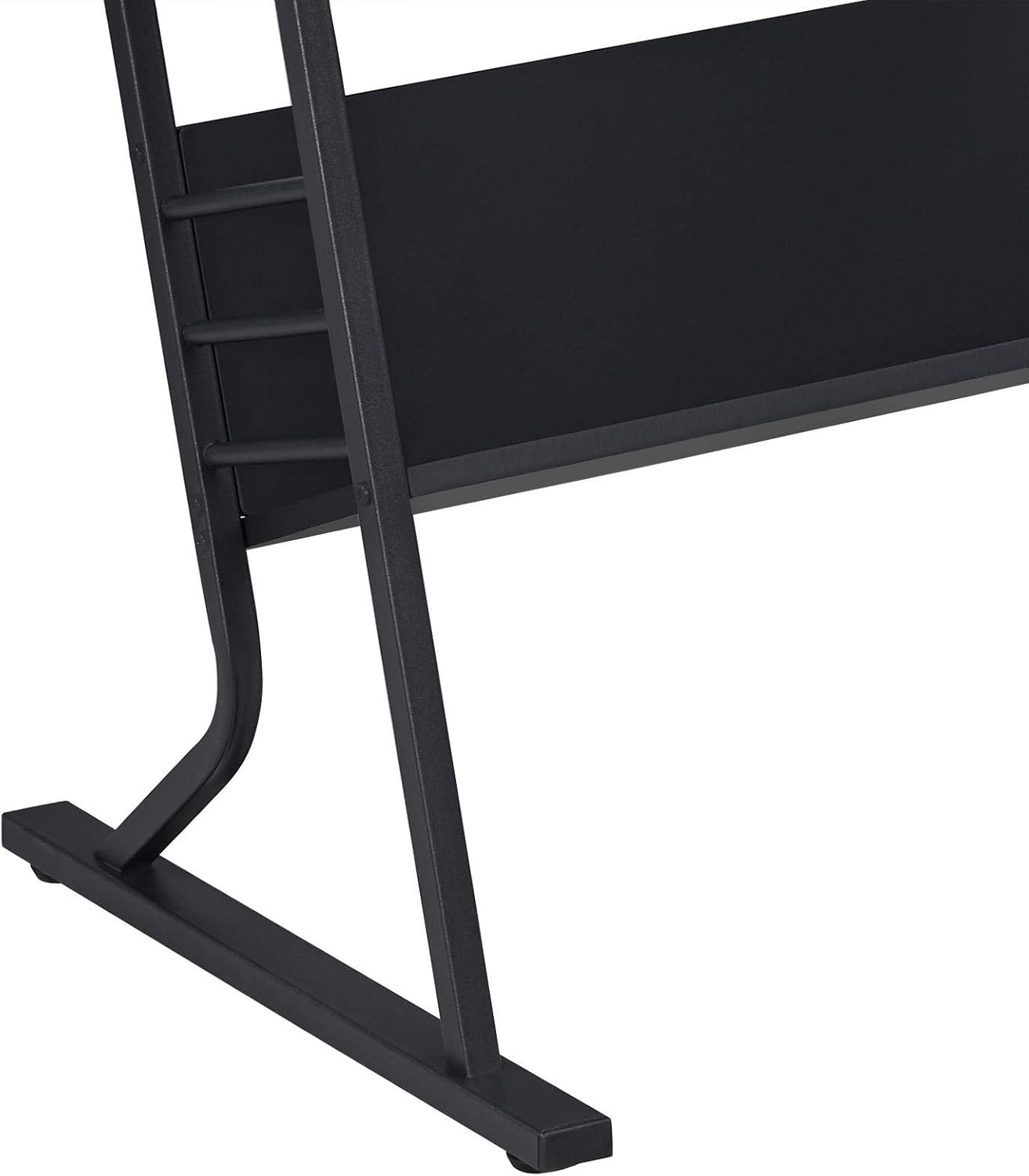 Yaheetech Tilting Drafting Table Art Craft Desk with Stool, Drawers, Black | Steel frame and MDF top adjusts 0-40° for drawing or diamond painting; 3 drawers and shelf organize supplies in small spaces.