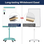 TSJ OFFICE Rolling Whiteboard Standing - Image 4