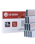 DEWBIN 18 Gauge Narrow Crown Staples, 1000 Cts 5/8-Inch 18GA Heavy Duty by DEWBIN