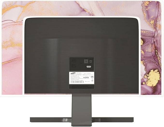 Baocicco Pink Gold Marble Waterproof Screen TV Cover 70 Inch Decorative Modern - Image 5