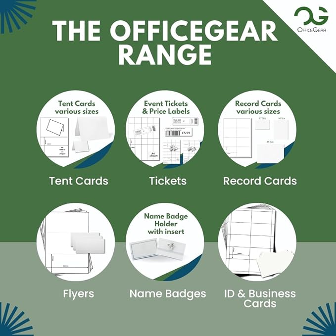 OfficeGear Shelf Edge Barcode Price Ticket Labels 32-up 37x52mm Custom - Image 8