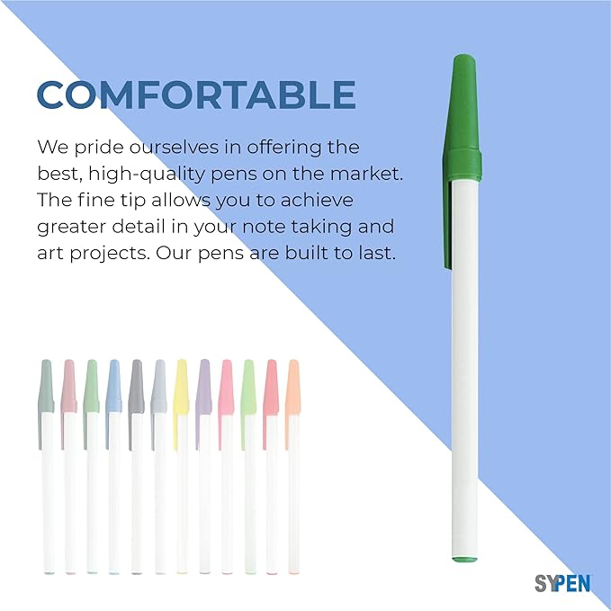 Personalized Stick Pens With your Custom Logo or Text-500 Pack Bulk-for - Image 4