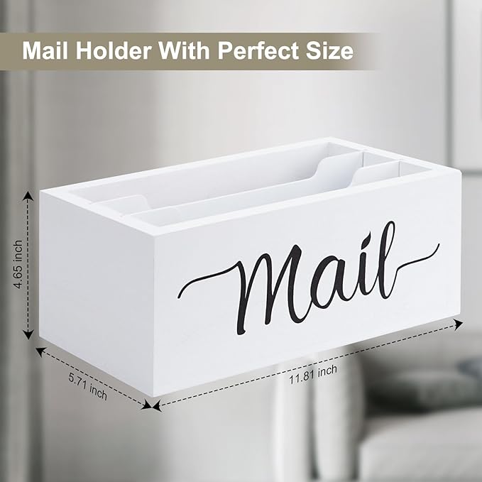 Desk Mail Organizer, Mail Organizer Countertop - Image 6